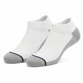 Chaussettes basses 35-38 en maille blanche et grise pour sport