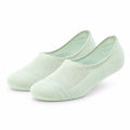 Chaussettes invisibles 35-38 en maille textile vert menthe respirantes