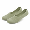 Chaussettes invisibles 35-38 en maille textile vert sauge respirantes style ballerine