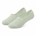 Chaussettes invisibles 39-42 en textile vert menthe ajouré respirant