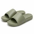 Claquettes 40/41 vert kaki en matière synthétique à semelle antidérapante